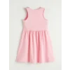 LCW Kids Pembe Desenli Kız Çocuk Elbise