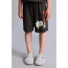 Defacto H5400A8AR220 Antrasit %100 Pamuk 2li Pijama Takımı Kısa Kollu Pijama Üstü Şort Pijama Altı Erkek Çocuk