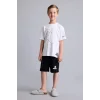 Defacto H8202A8WT34 Beyaz %100 Pamuk PlayStatıon Lisanslı Regular Fıt 2li Beyaz Pijama Takımı Erkek Çocuk