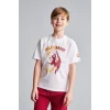 Defacto H7511A8WT34 Beyaz %100 Pamuk Galatasaray Kısa Kollu Pijama Üst Şort Pijama Alt 2li Pijama Takımı Erkek Çocuk