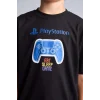 Defacto H8307A8BK81 Siyah PlayStatıon Lisanslı Oversıze Bisiklet Yaka Kısa Kollu Siyah Tişört Erkek Çocuk