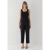 Mavi 1011197-900 Keten Karışımlı Siyah Pantolon