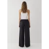 Mavi 1011195-900 Keten Karışımlı Siyah Pantolon