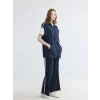 LCW Modest Lacivert Beli Lastikli Soft Touch Kadın Eşofman Altı