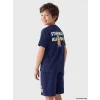LCW Kids Lacivert Stumble Guys Baskılı Erkek Çocuk Tişört
