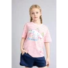 Defacto H3483A8PN238 Pembe %100 Pamuk My Melody Relax Fıt Bisiklet Yaka Kısa Kollu Tişört Kız Çocuk