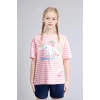 Defacto H3483A8PN238 Pembe %100 Pamuk My Melody Relax Fıt Bisiklet Yaka Kısa Kollu Tişört Kız Çocuk