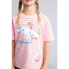 Defacto H3483A8PN238 Pembe %100 Pamuk My Melody Relax Fıt Bisiklet Yaka Kısa Kollu Tişört Kız Çocuk