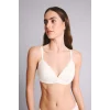 Defacto F6615AXER98 Ekru Micro Kaplı Dolgusuz Balensiz Bralet