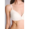 Defacto F6615AXER98 Ekru Micro Kaplı Dolgusuz Balensiz Bralet