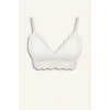 Defacto D7843AXWT16 Beyaz Dantelli Kaplı Pedli Balensiz Bralet