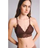 Defacto D7843AXBN318 Kahve Dantelli Kaplı Pedli Balensiz Bralet