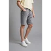 Defacto G8664AXNM55 Gri Regular Fıt Jean Bermuda Şort