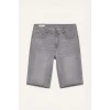 Defacto G8664AXNM55 Gri Regular Fıt Jean Bermuda Şort