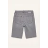 Defacto G8664AXNM55 Gri Regular Fıt Jean Bermuda Şort