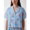 LCW DREAM Ekru Ayı Teddy Baskılı Kadın Pijama Takım