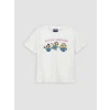 LCW Kids Ekru Minions Baskılı Kız Çocuk Şortlu Pijama Takım