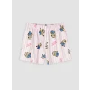 LCW Kids Ekru Minions Baskılı Kız Çocuk Şortlu Pijama Takım