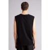 Defacto C7205AXBK81 Siyah %100 Pamuk Boxy Fit Bisiklet Yaka Basic Atlet