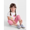 LCW Kids Bej Baskılı Kız Çocuk Takım