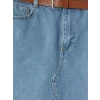 LCW Kids Mavi Regular Fit Kemerli Kız Çocuk Jean Etek
