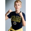 Defacto H7578A8IN42 İndigo %100 Pamuk Fenerbahçe Kısa Kollu Pijama Üst Şort Pijama Alt 2li Pijama Takımı Erkek Çocuk