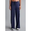 Defacto H4469AXIN275 İndigo NBA Brooklyn Nets Lisanslı Wıde Leg Cepli Geniş Paça Standart Boy Kırışık Dokulu Kumaş İndigo Pantolon