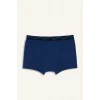 Defacto E1573A8BE43 Mavi 3lü Mavi Boxer Set Erkek Çocuk