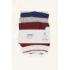 Defacto H3664AXBR280 Bordo Regular Fıt 3lü Boxer