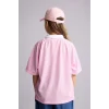 Defacto H4843A8PN693 Pembe Hello Kitty Lisanslı Relax Fıt Polo Yaka Kısa Kollu Açık Pembe Tişört Kız Çocuk