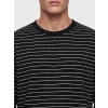 LCW Vision Lacivert Bisiklet Yaka Çizgili Erkek Sweatshirt