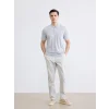 LCWAIKIKI Classic Bej Slim Fit Gabardin Erkek Chino Pantolon