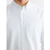 LCWAIKIKI Classic Yeşil Regular Fit Çizgili Erkek Gömlek