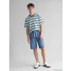 LCW Kids İndigo Erkek Çocuk Jean Bermuda Şort
