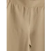 LCW Modest Bej Beli Lastikli Geniş Paça Kadın Pantolon
