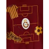 LCW Kids Kırmızı Galatasaray Baskılı Erkek Çocuk Tişört