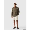 LCW Vision Kahverengi Regular Fit %100 Keten Erkek Gömlek