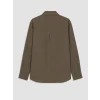 LCW Vision Kahverengi Regular Fit %100 Keten Erkek Gömlek