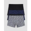 LC WAIKIKI Gri Pamuklu Esnek Erkek Boxer 3lü