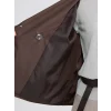 LCWAIKIKI Classic Kahverengi Kruvaze Yaka Oversize Kadın Trençkot