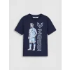 LCW Kids Lacivert Messi Baskılı Erkek Çocuk Tişört