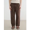 XSIDE Kahverengi Loose Fit Erkek Müslin Pantolon