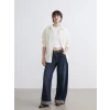 XSIDE Sarı Çizgili Oversize Poplin Kadın Gömlek