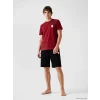 LC WAIKIKI Kırmızı Galatasaray Baskılı Erkek Şortlu Pijama Takımı