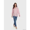 LCW Modest Pembe Desenli Oversize Kadın Gömlek Tunik