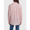LCW Modest Pembe Desenli Oversize Kadın Gömlek Tunik