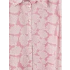 LCW Modest Pembe Desenli Oversize Kadın Gömlek Tunik