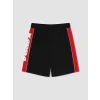Kappa LC WAIKIKI Siyah Regular Fit Baskılı Erkek Spor Şort