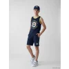 LCW Kids Lacivert Fenerbahçe Baskılı Erkek Çocuk Şortlu Pijama Takımı