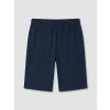 LC WAIKIKI Petrol Regular Fit Erkek Şortlu Pijama Takımı